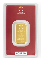 Gold ingot 10g Münze Österreich - Kinebar